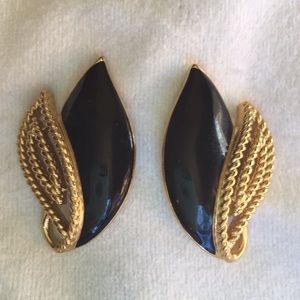 Vintage 14k Gold Plated Trifari Earrings